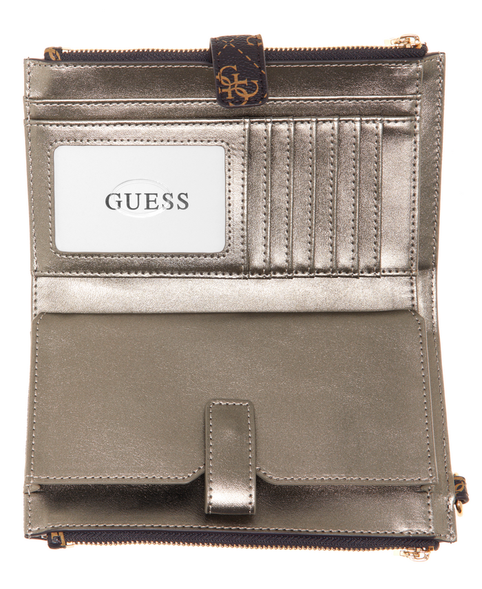 Billetera Guess Eco Brenton Slg Dbl Zip Orgnzr Alm Rosado-2