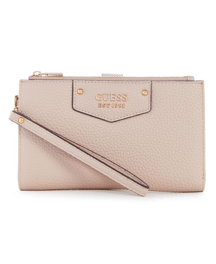 Billetera Guess Eco Brenton Slg Dbl Zip Orgnzr Alm Rosado-0