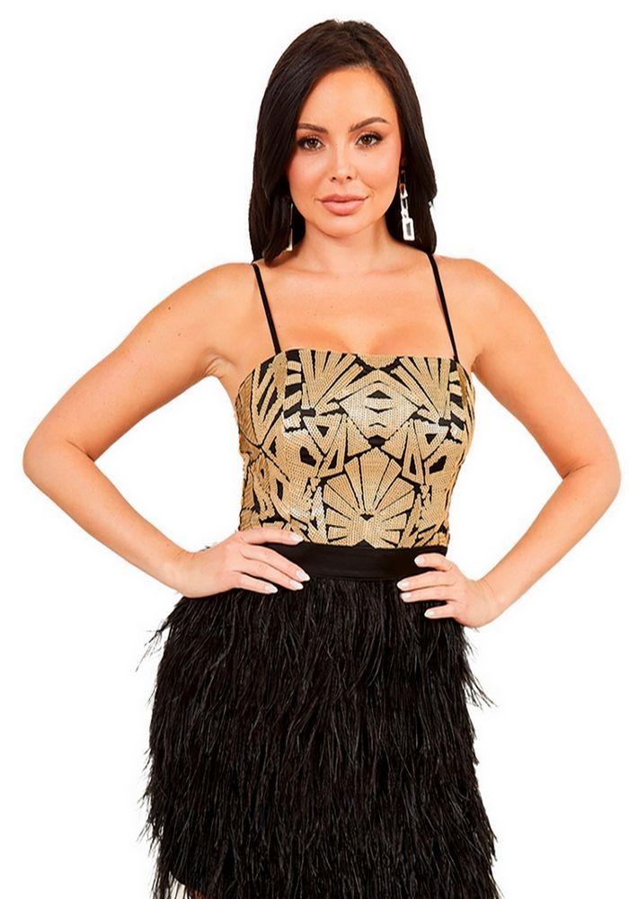 Vestido G Marciano Bronwyn Corset Dress JBLK NEGRO-0