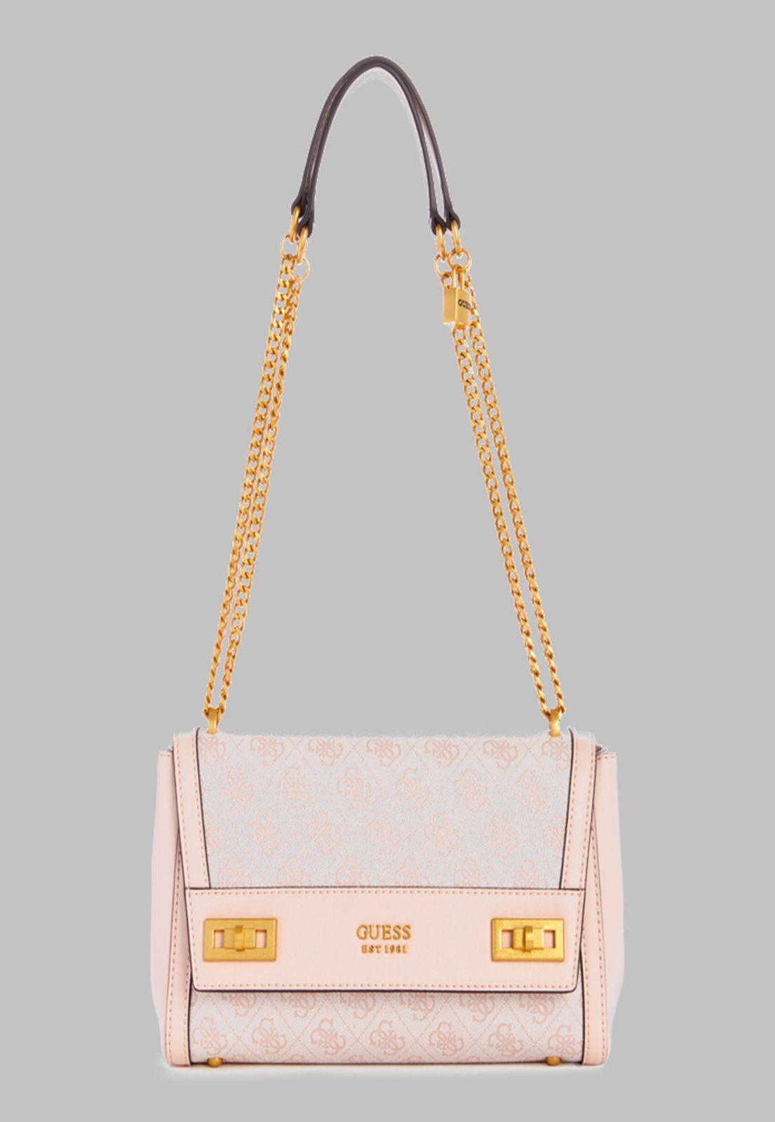 Cartera Guess Katey Flap Shoulder Bag Lrl Rosado-0