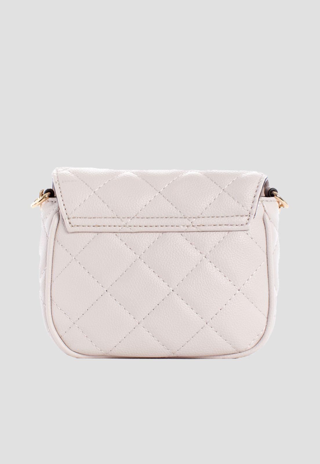 Mini Cartera Gillian Crossbody Flap Crema Guess-2
