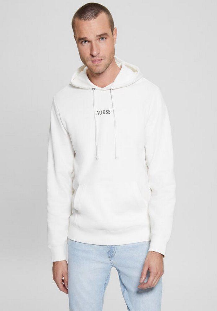 Poleron Guess Roy Guess Hoodie G022 Blanco-0