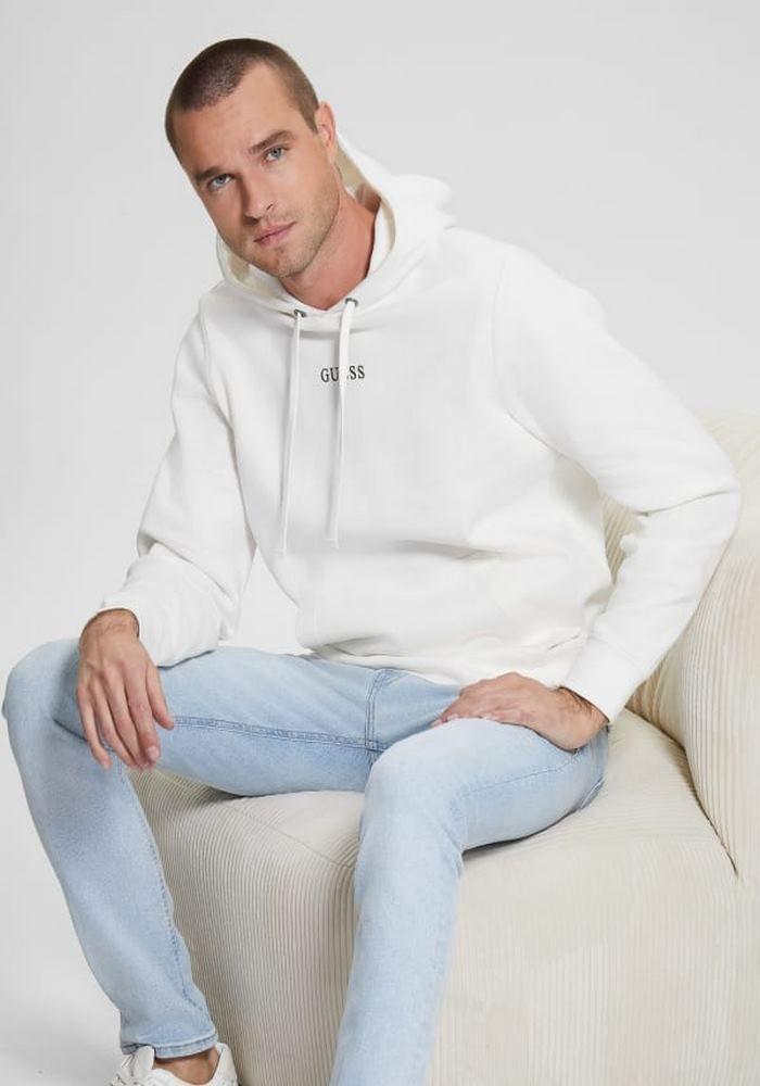Poleron Guess Roy Guess Hoodie G022 Blanco-2