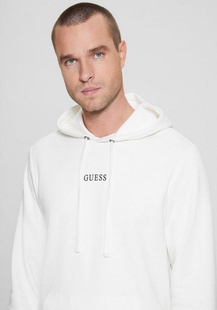 Poleron Guess Roy Guess Hoodie G022 Blanco-5