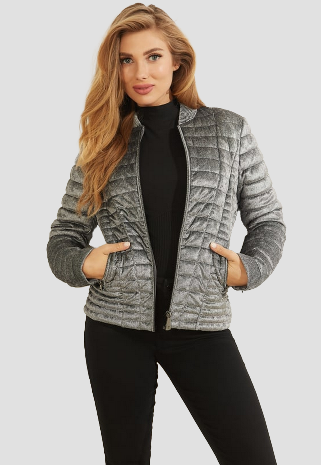 Chaqueta Guess Outerwear Jackets Vests F9Bu Gris-0
