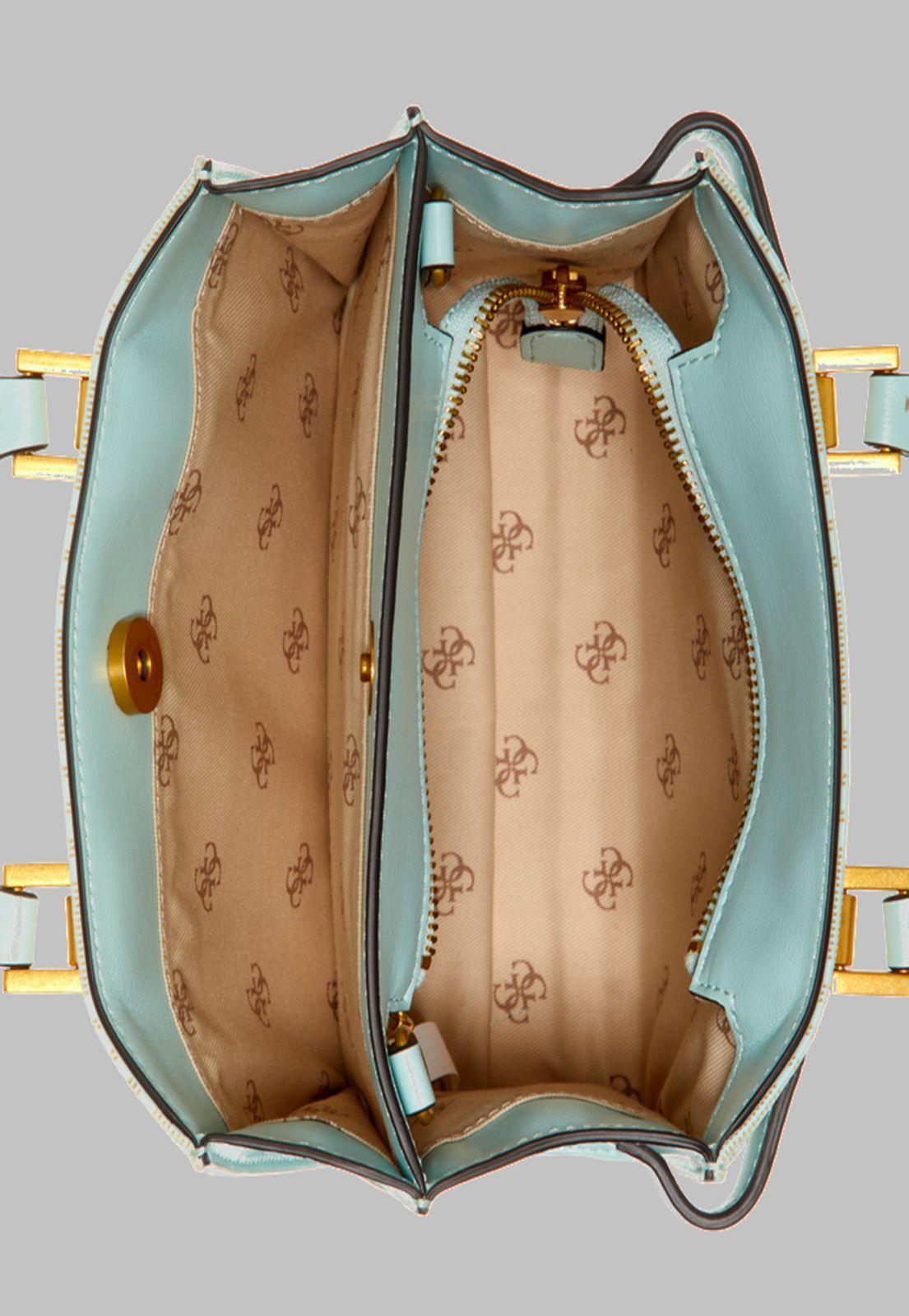 Mini Cartera Guess Atene Mini Satchel Srf Celeste-2