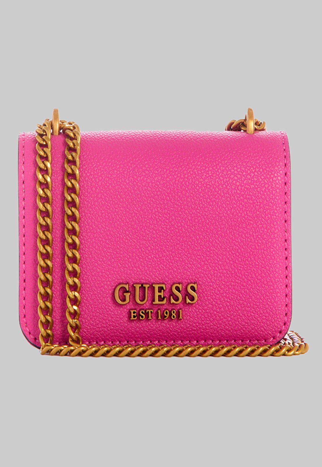 Mini Cartera Guess Noelle Micro Mini Fuc Rosado-0
