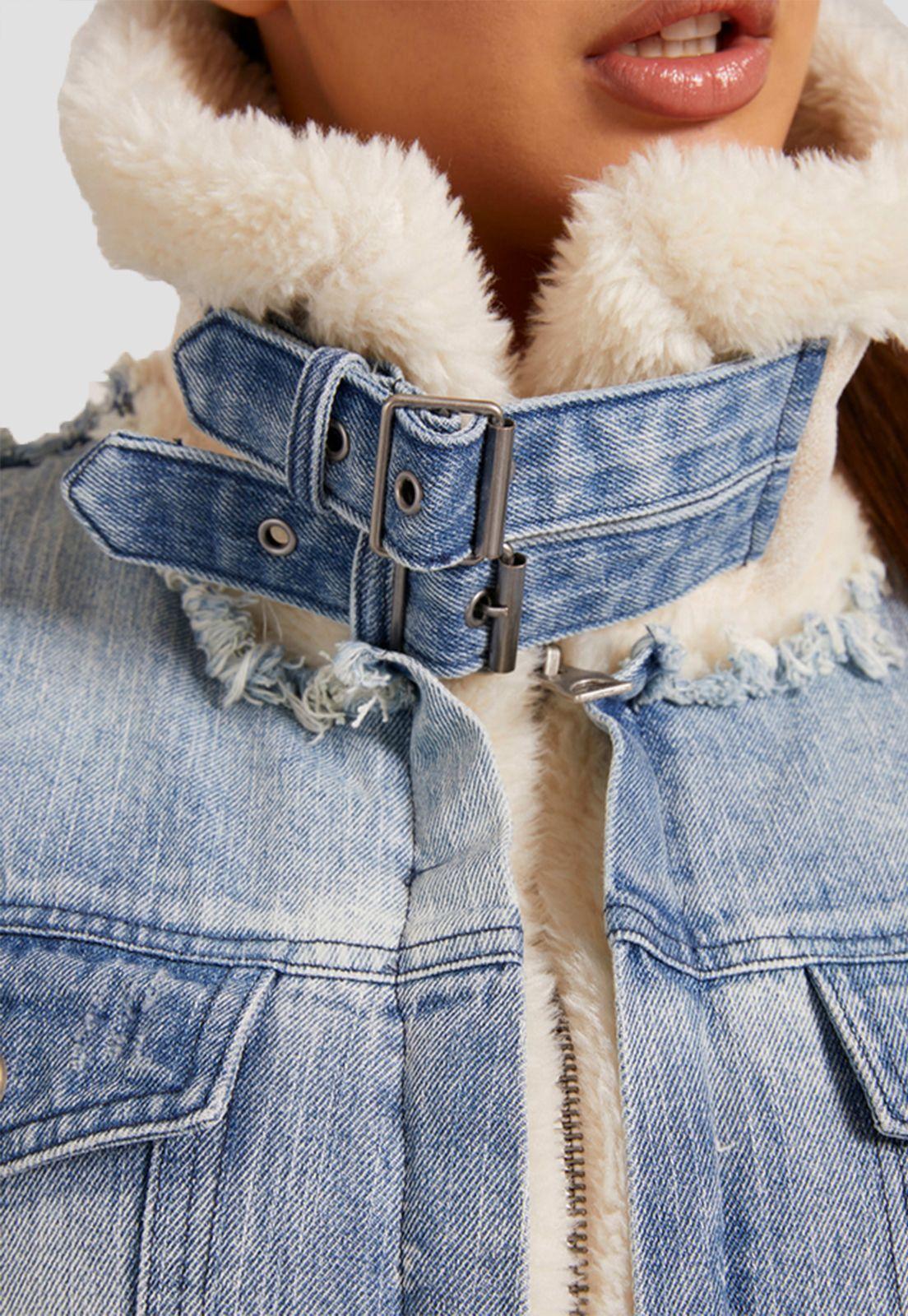 Chaqueta Guess Manola Vest F00J Denim-3