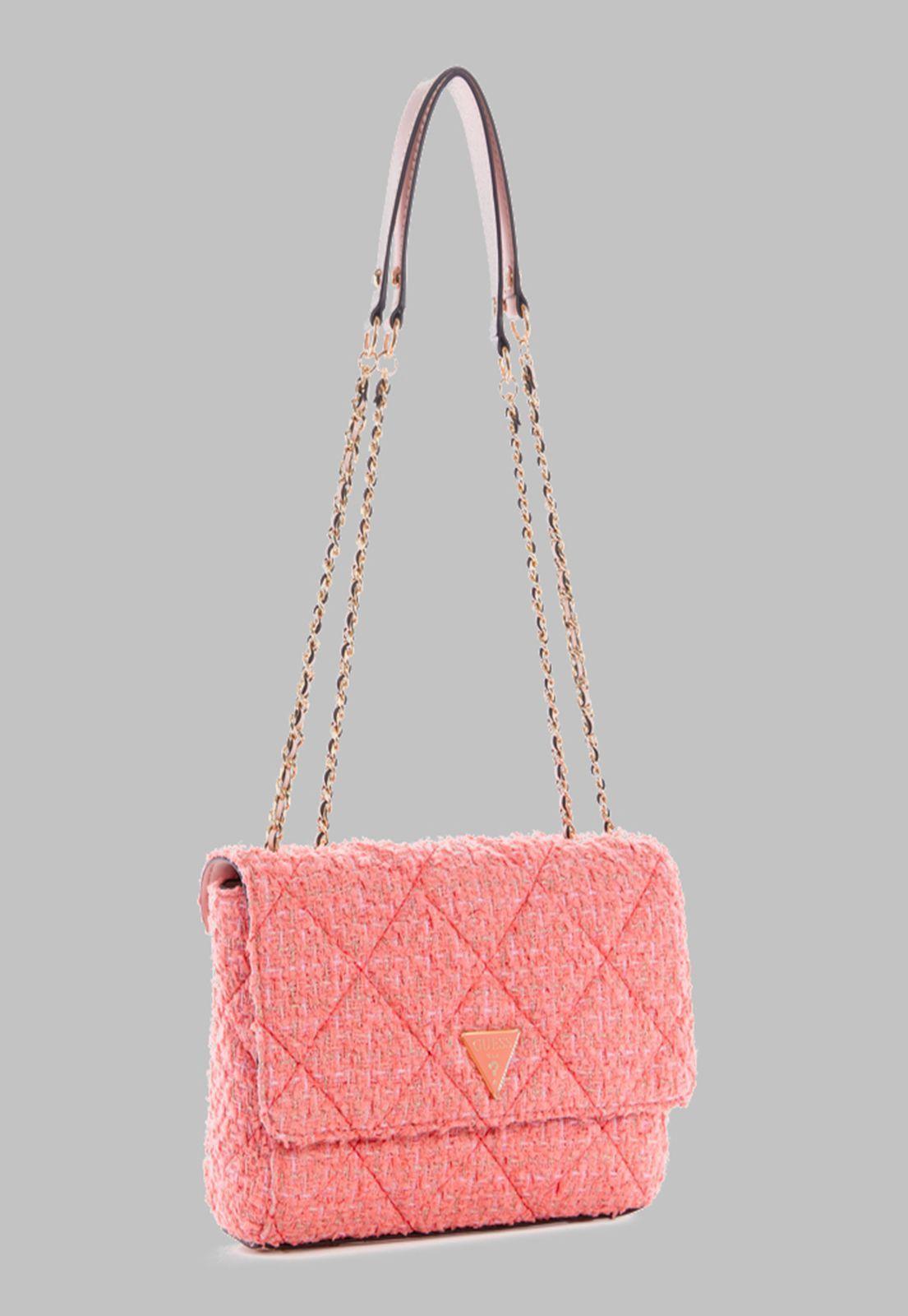 Cartera Guess Cessily Convertible Xbody Flap Cor Coral-1