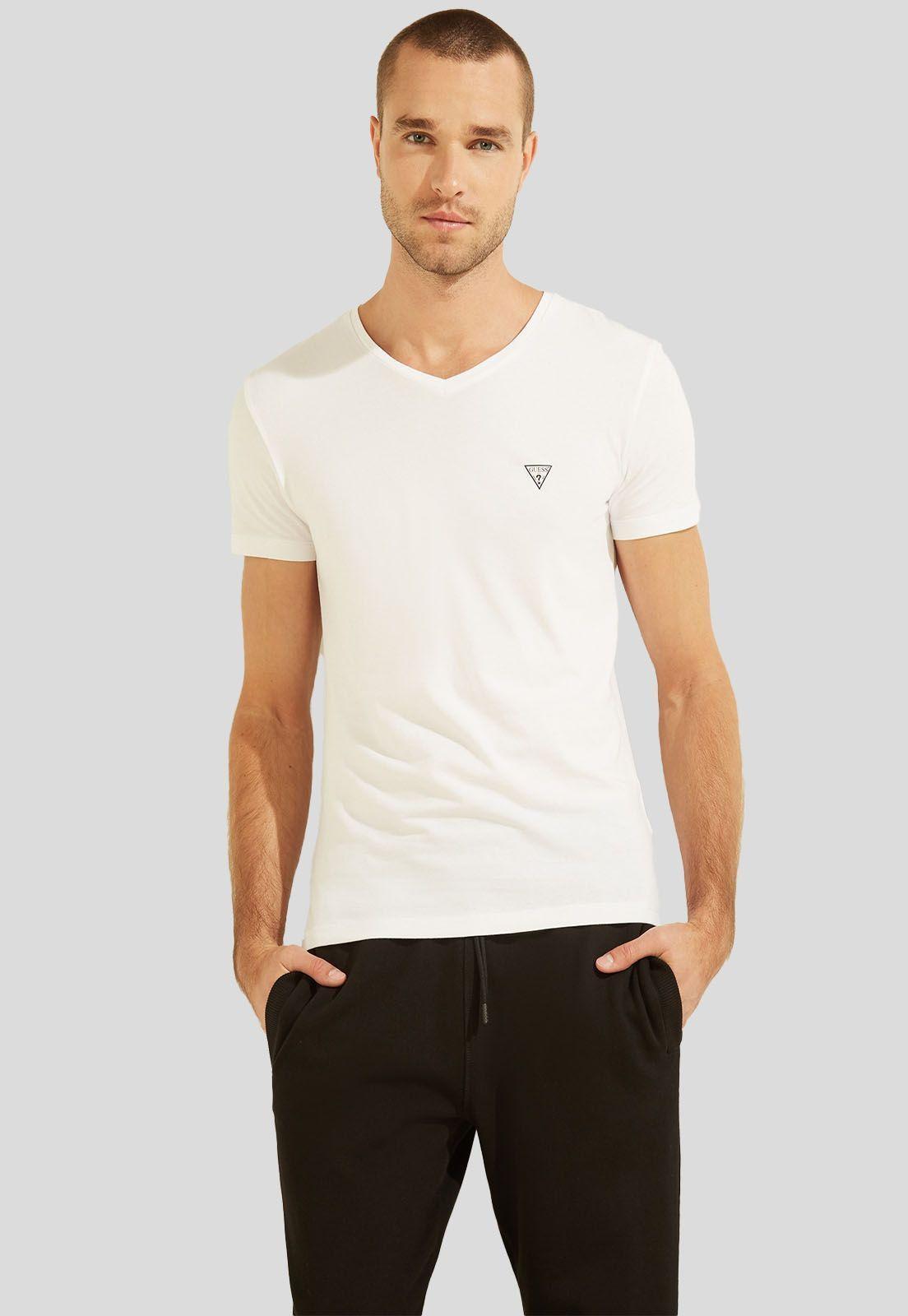 Polera Caleb Hero V Neck Ss A009 Guess-0