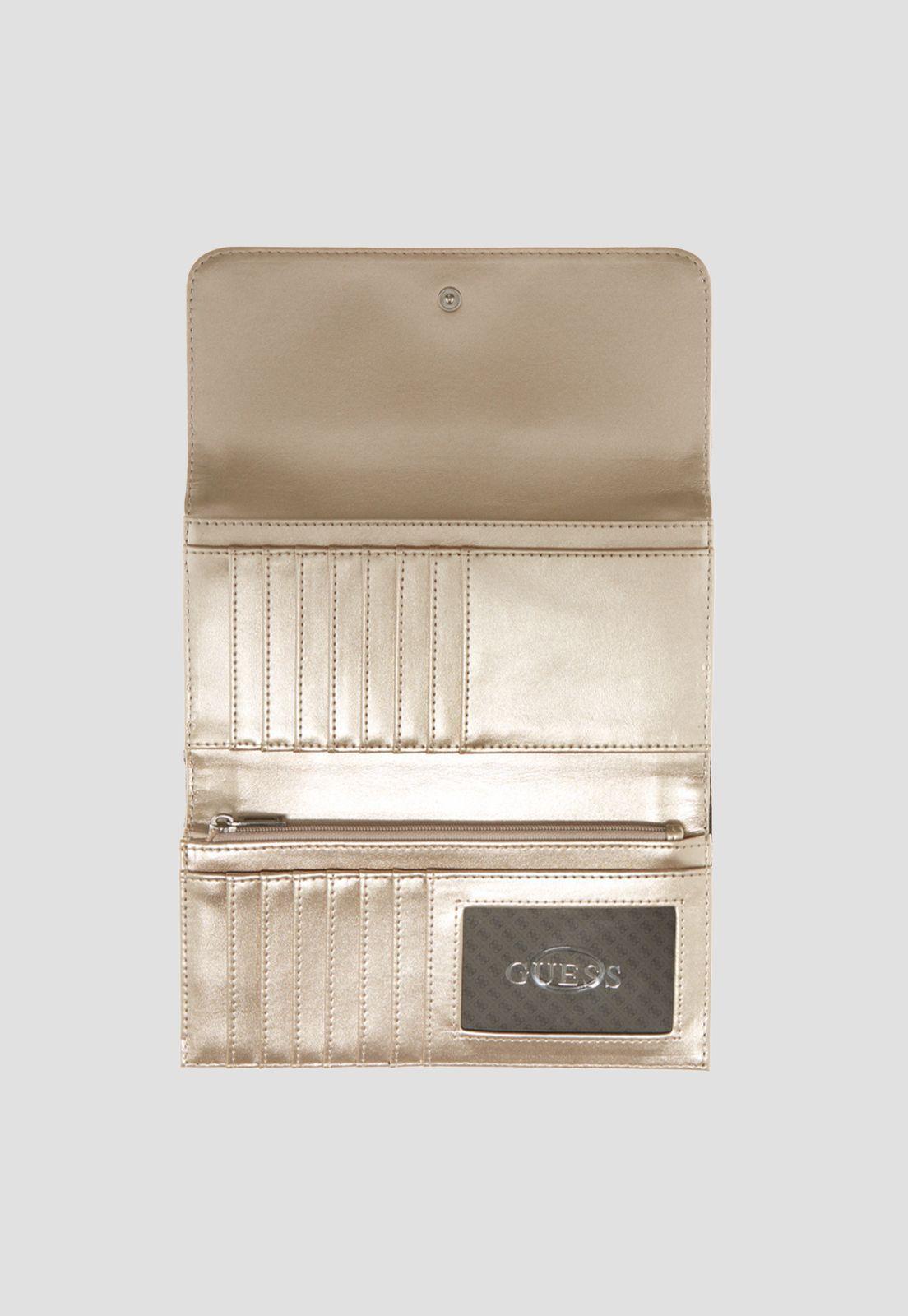 Billetera Zadie Logo Slg Multi Clutch Café Guess-2
