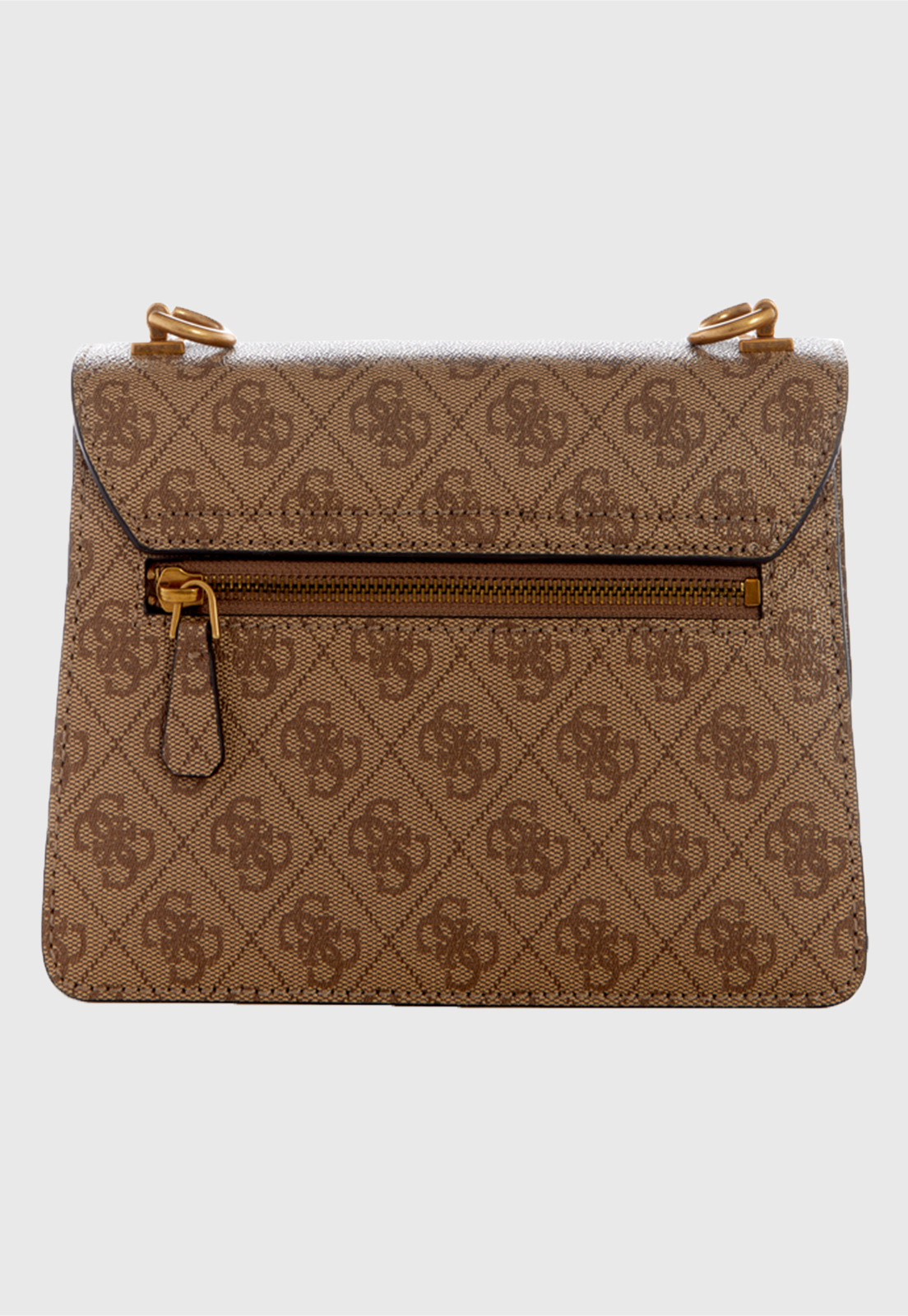 Cartera Alexie Crossbody Flap Ltl Café Guess-2