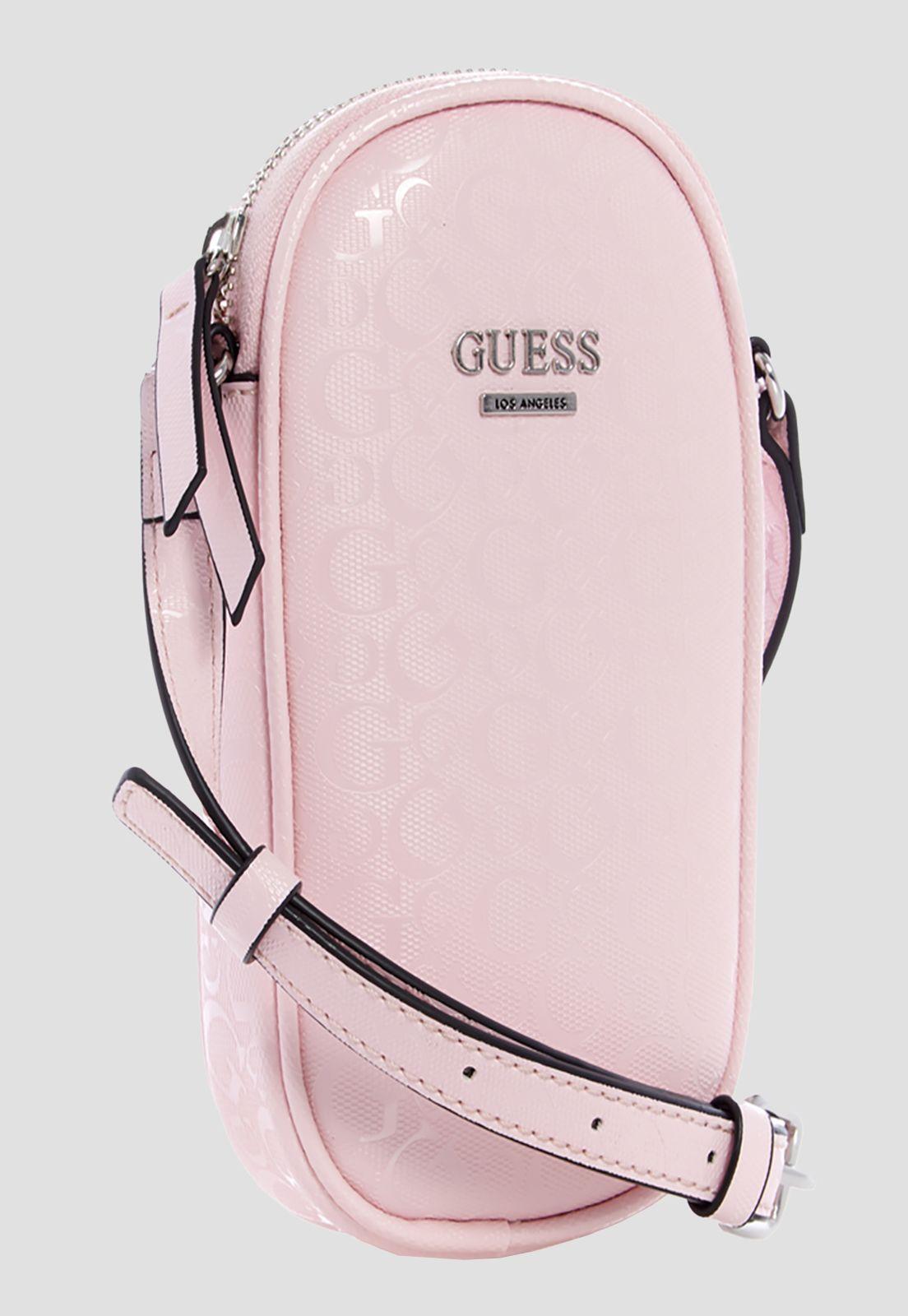 Mini Cartera Kalei Crossbody Top Zip Rosado Guess-1