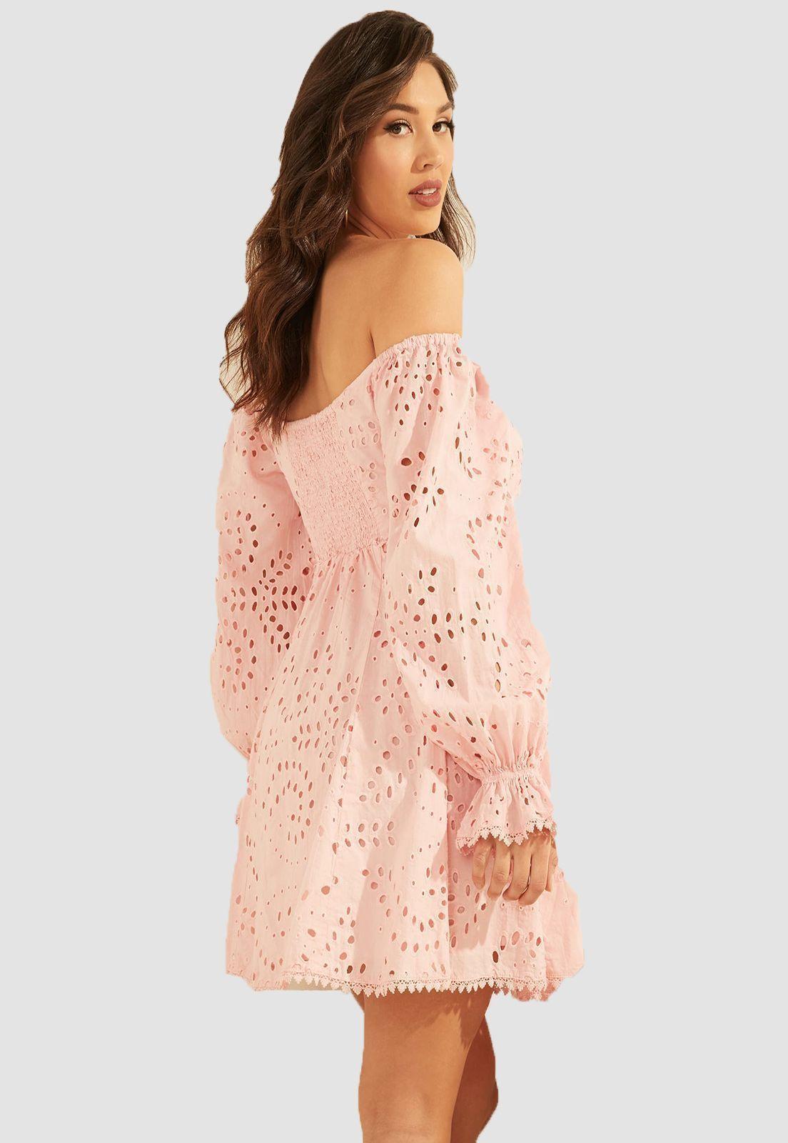 Vestido Guess Off Shldr Dollie Eyelet-3