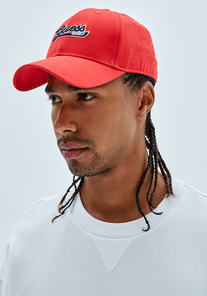 Gorro Go Joe Dad Hat G595 Rojo Guess-0