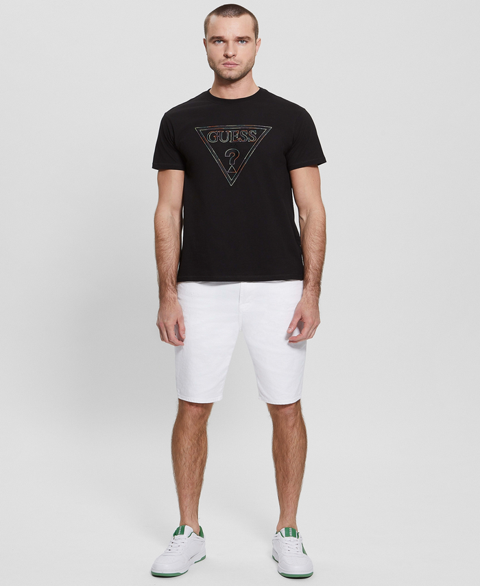 Polera Guess Moisey Cn Ss Tee JBLK NEGRO-1