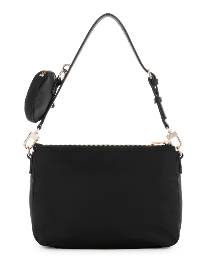 Cartera Guess Eco Gemma Top Zip Shlder Bag Bla Negro-2