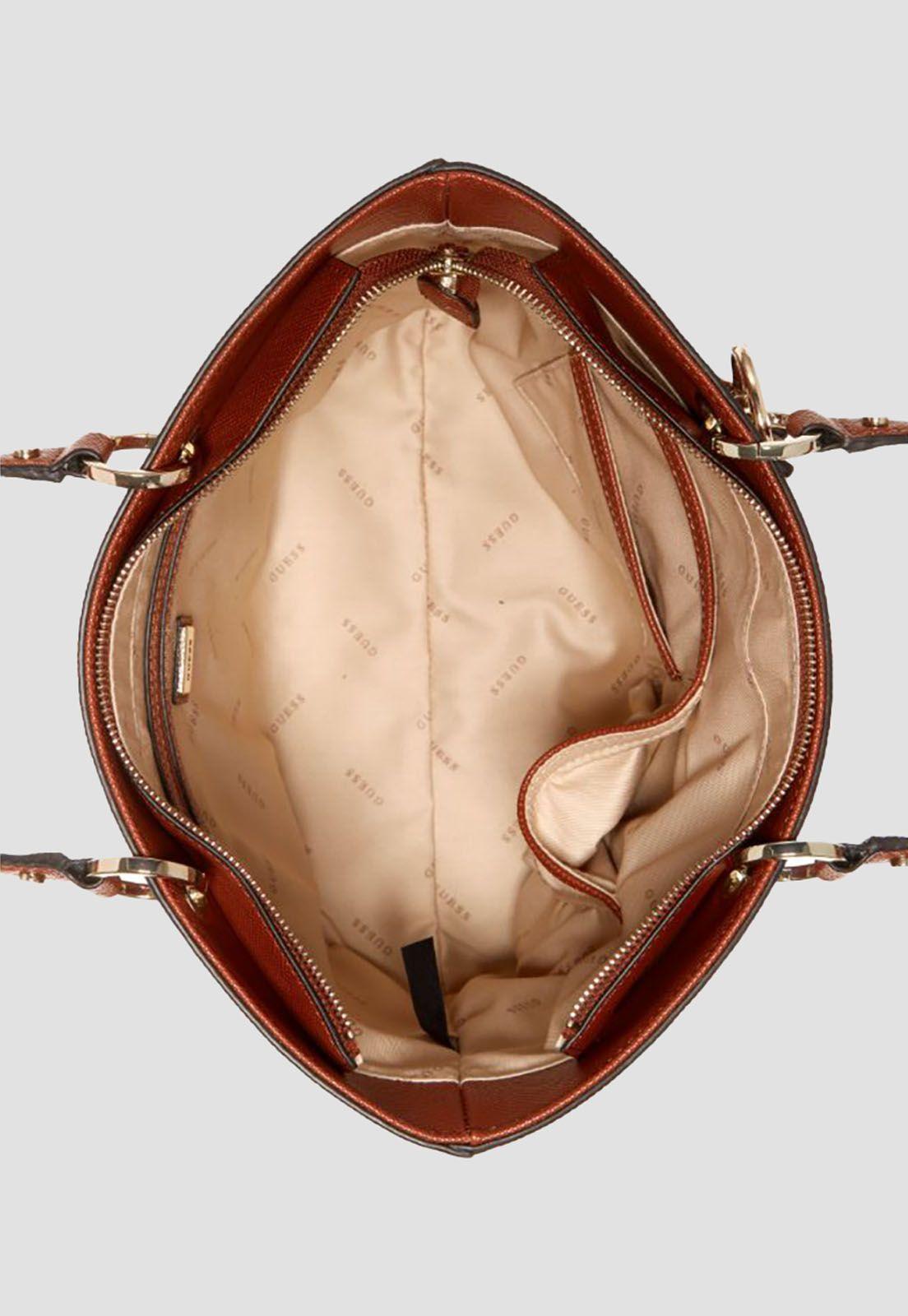 Cartera Noelle Small Elite Tote Cog Guess-3