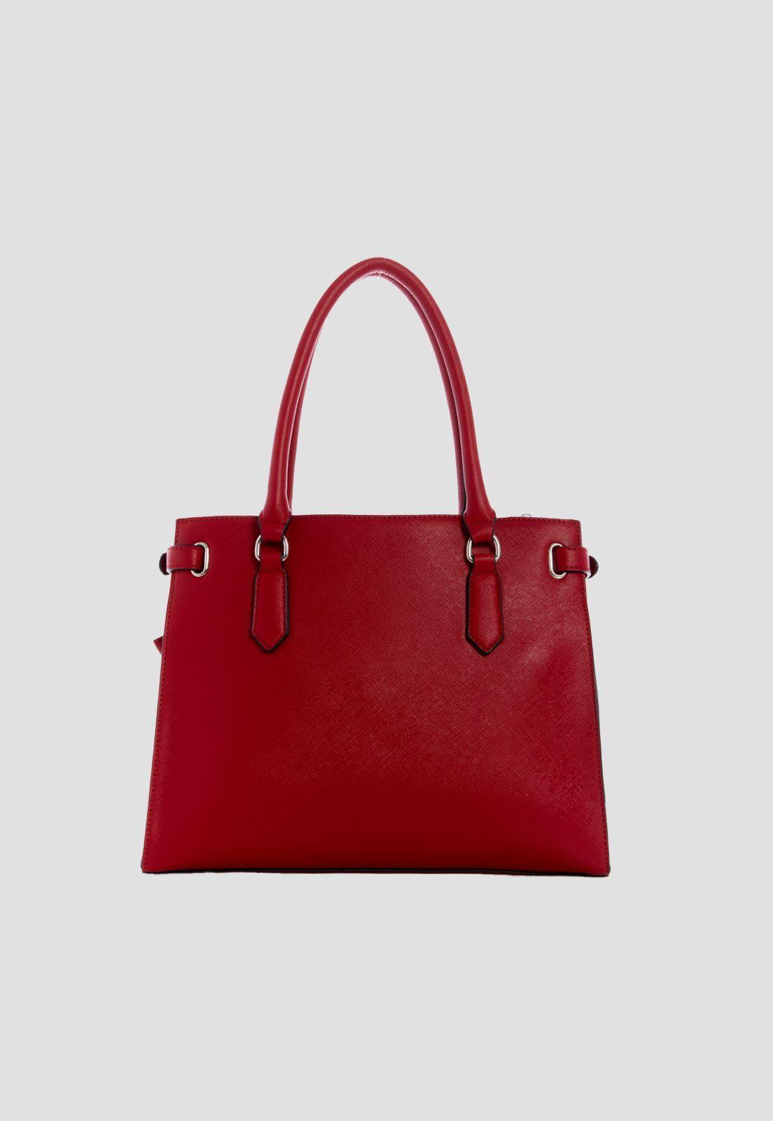 Cartera Marysville Satchel Red Rojo Guess-2