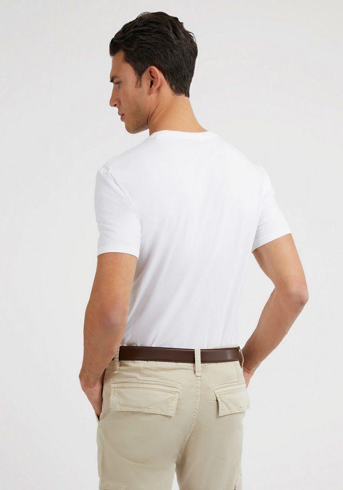 Polera Guess Cn Ss Core Tee Str G011 Blanco-1