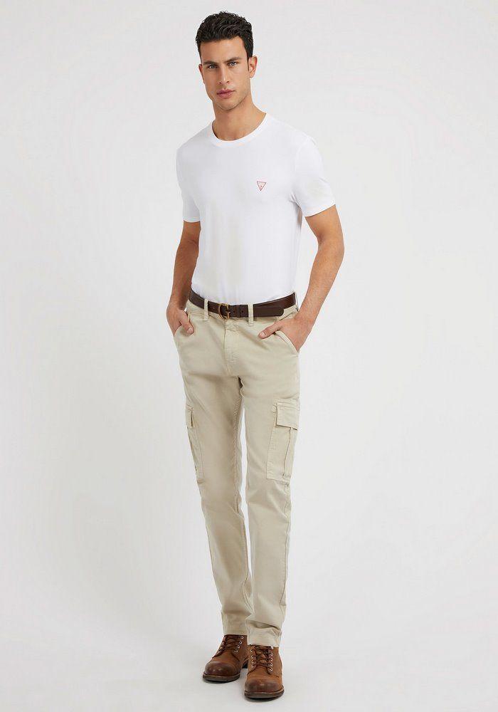 Polera Guess Cn Ss Core Tee Str G011 Blanco-2