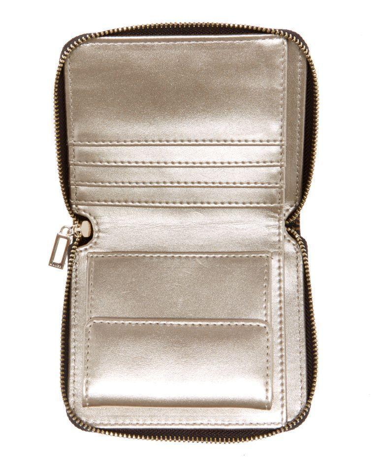 Billetera Guess Sandrine Slg Small Zip Around Moc Café Tu-2