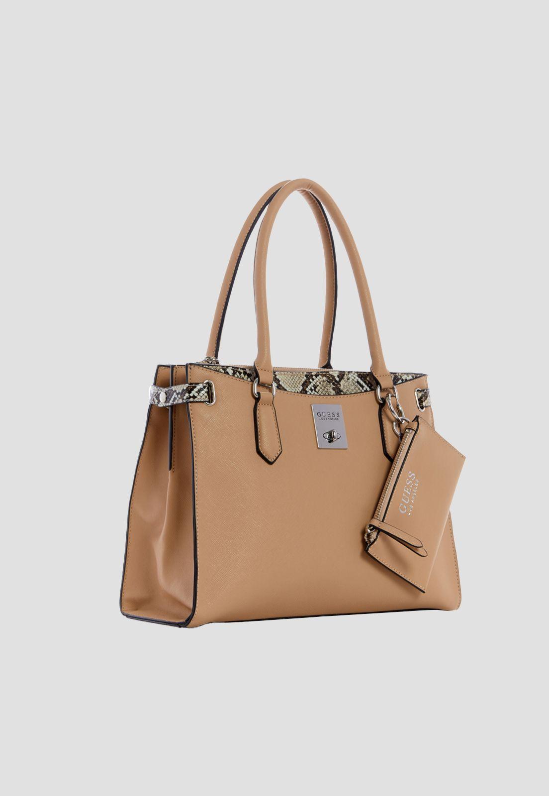 Cartera Marysville Satchel Clt Café Guess-1