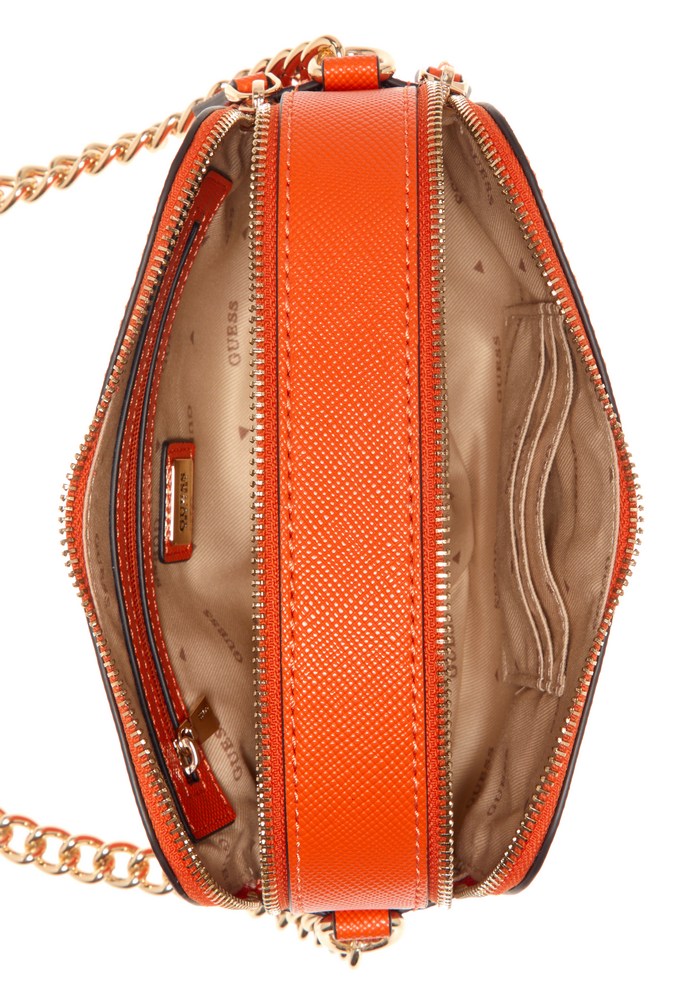 Cartera Noelle Crossbody Camera Ora Naranjo Guess-3