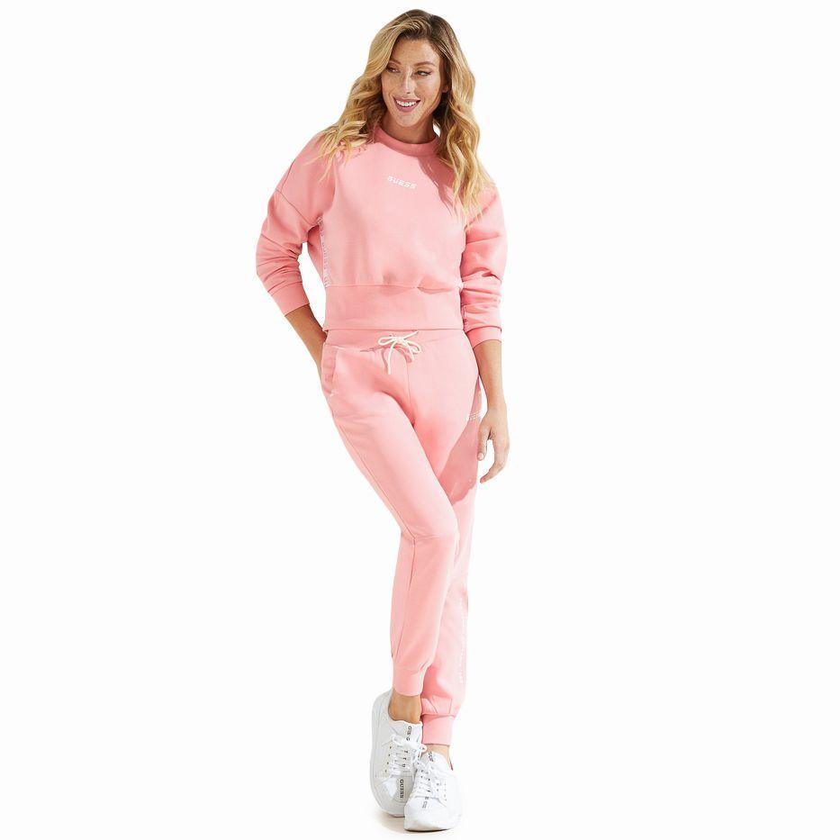 Poleron Abby Sweatshirt G63U Rosado Guess-1