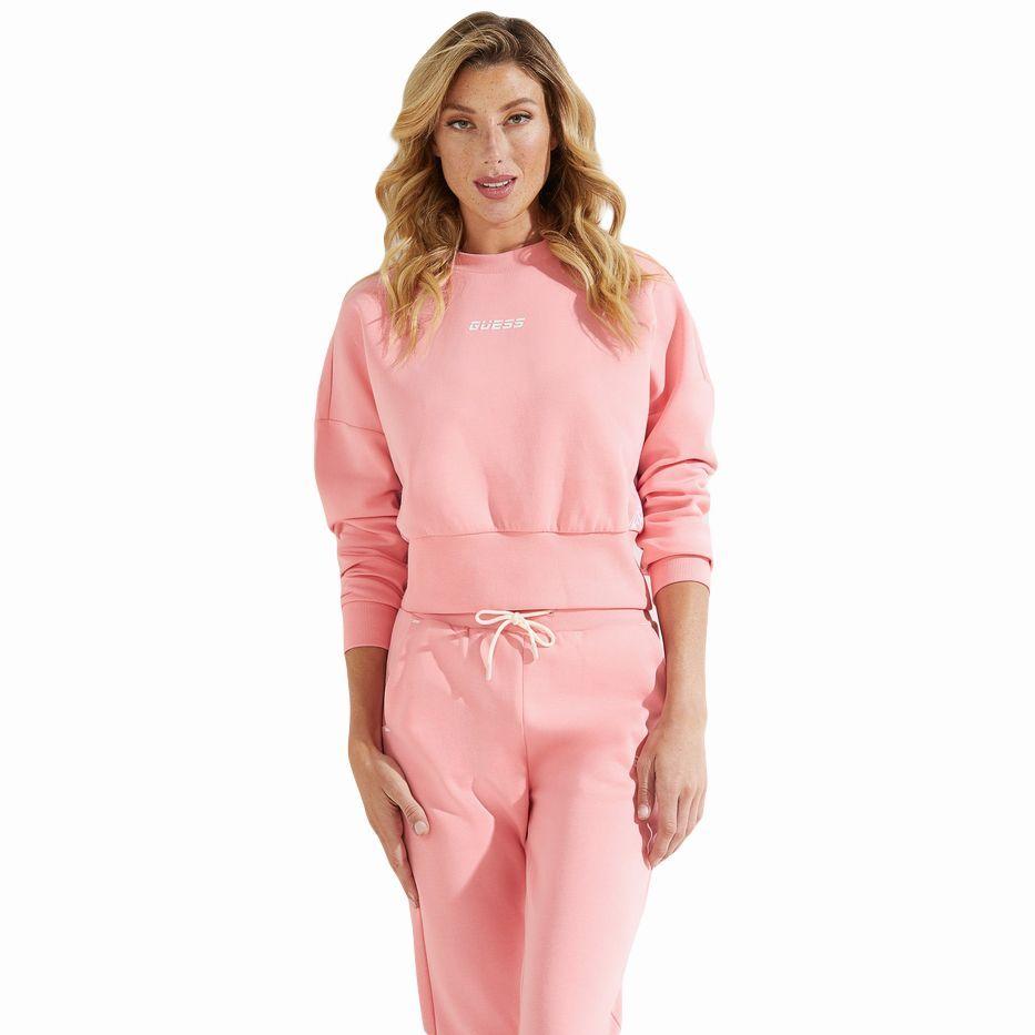 Poleron Abby Sweatshirt G63U Rosado Guess-0