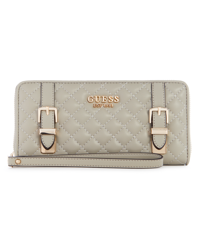 Billetera Guess Adam Slg Large Zip Around Tau Gris-0
