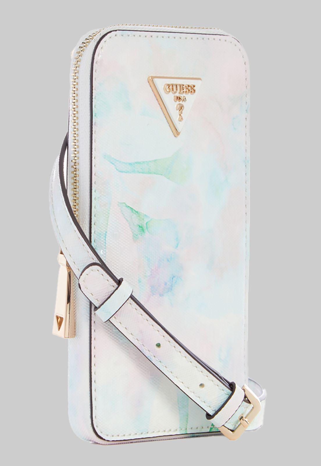 Mini Cartera Guess Alexie Chit Chat Flr Celeste-1