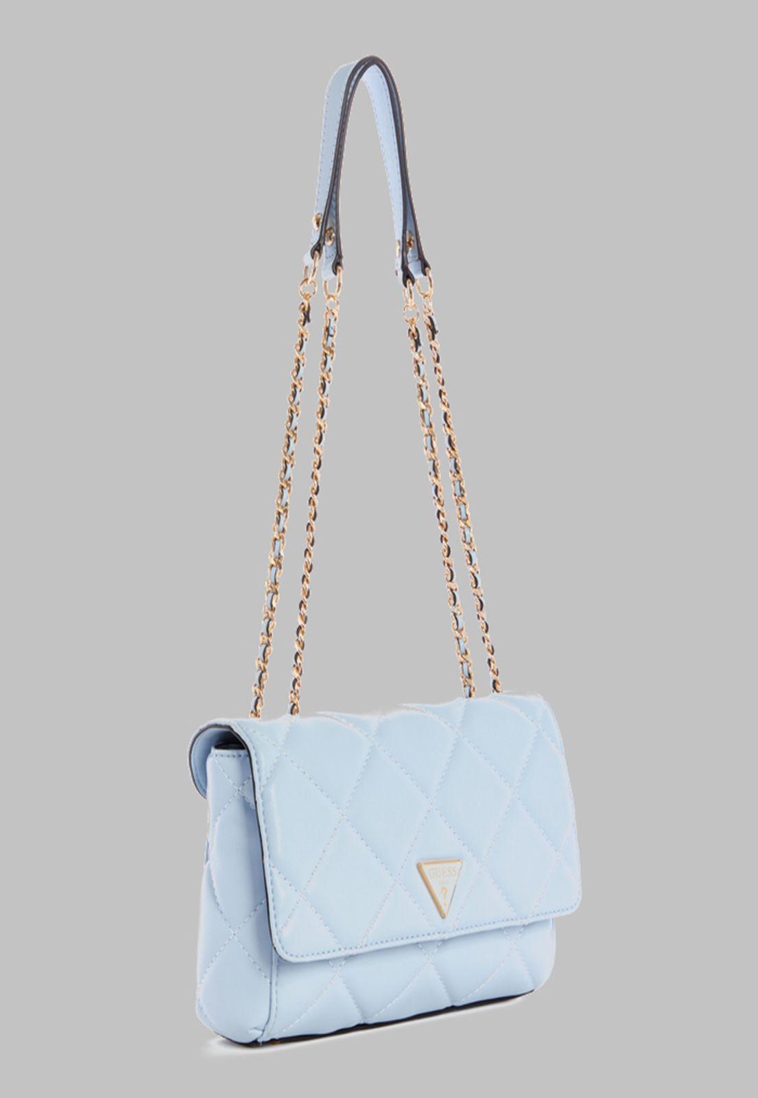 Cartera Guess Cessily Convertible Xbody Flap Pod Celeste-1