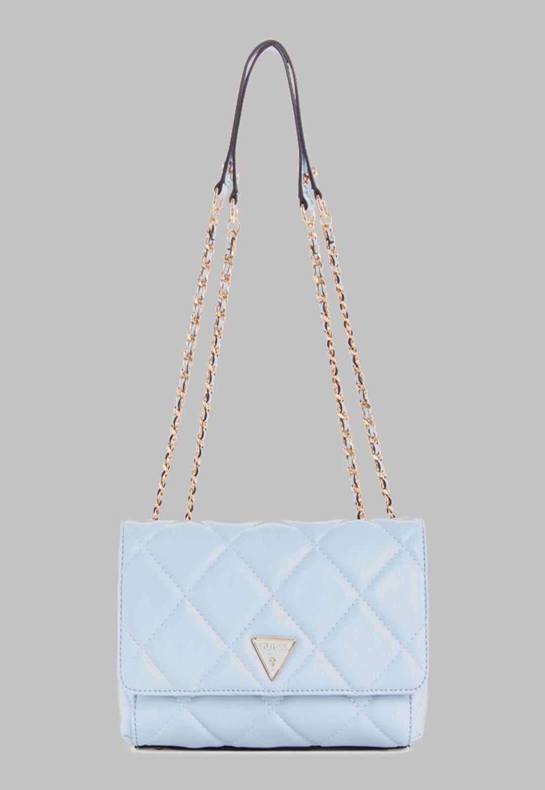Cartera Guess Cessily Convertible Xbody Flap Pod Celeste-0