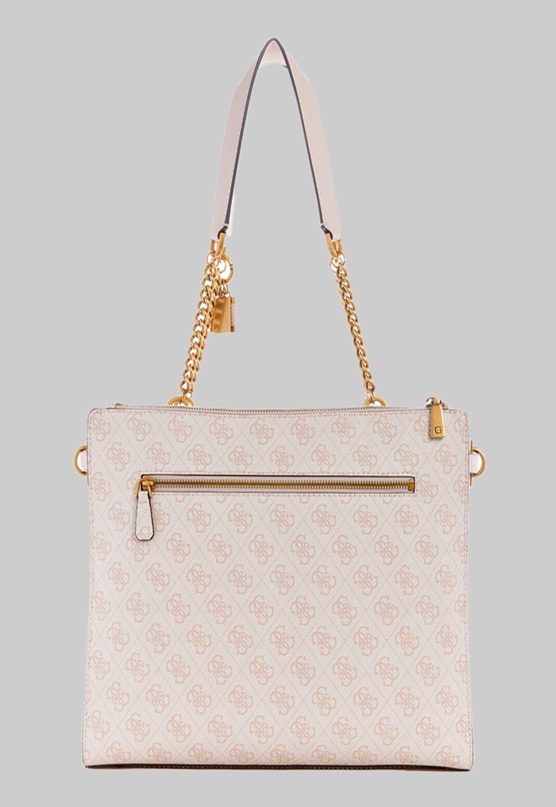 Cartera Guess Ginevra Logo Society Tote Bhg Rosado-2