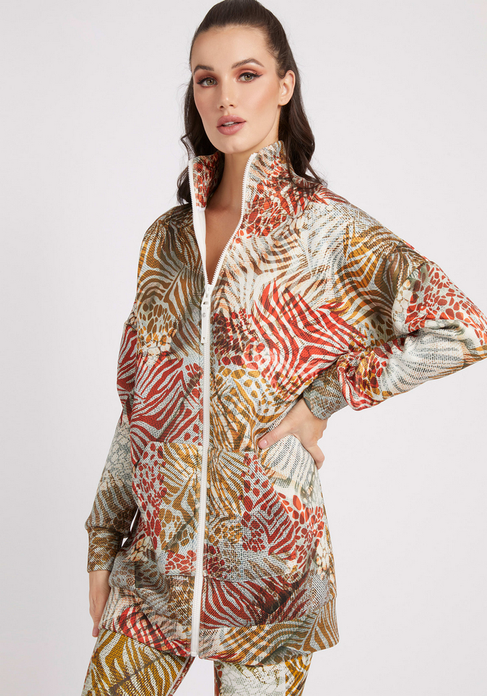 Poleron Connie Full Zip Dress Multicolor Guess-0