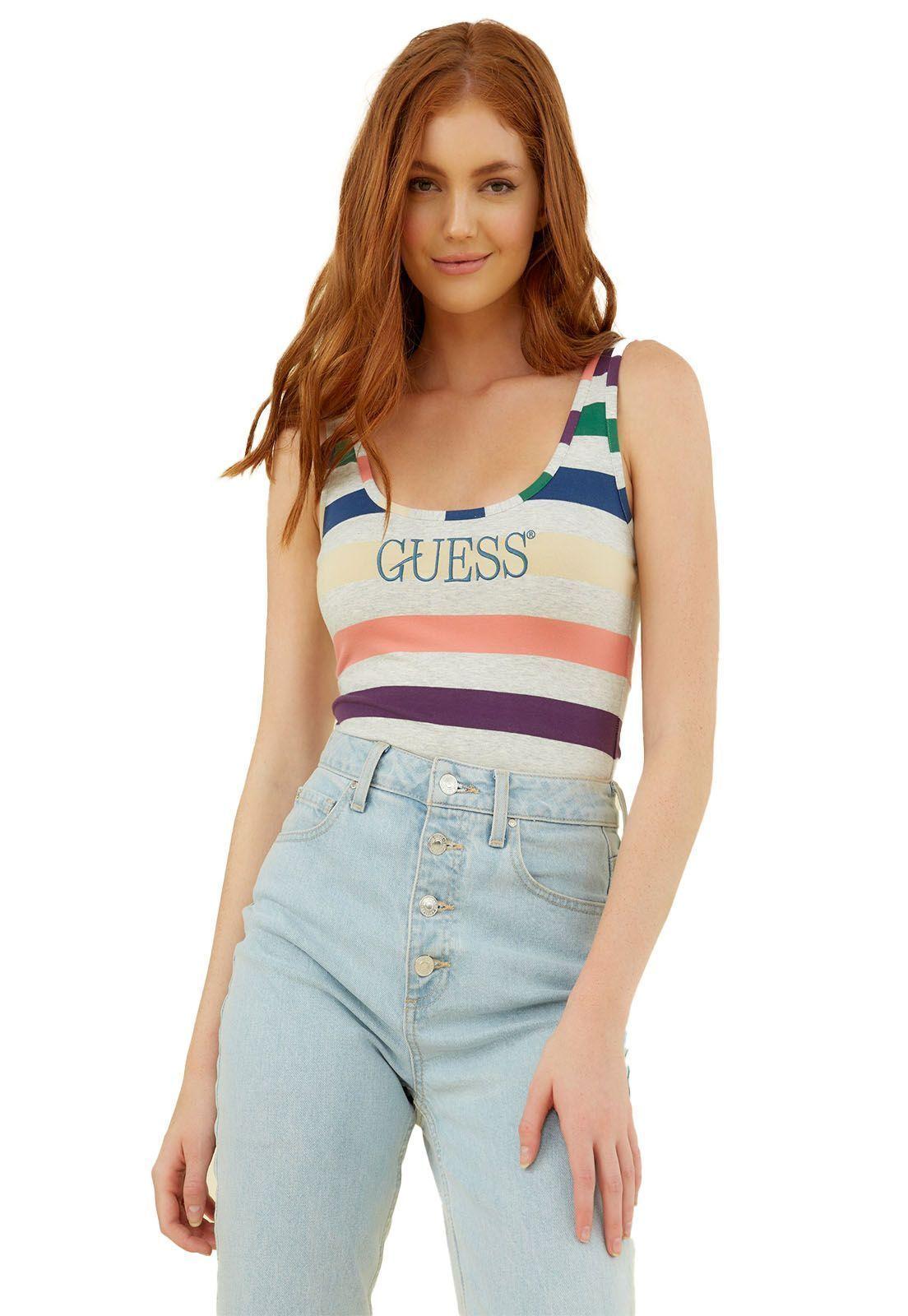 Body Guess Guess Logo Striped-0