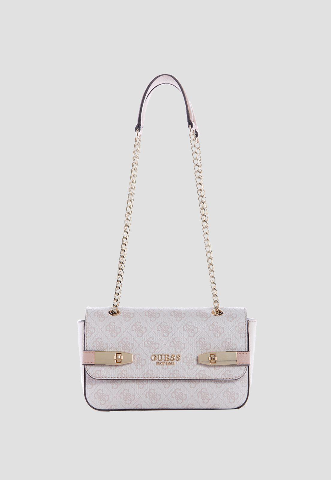 Cartera Zadie Logo Cnvrtble Xbody Flap Crema Guess-0