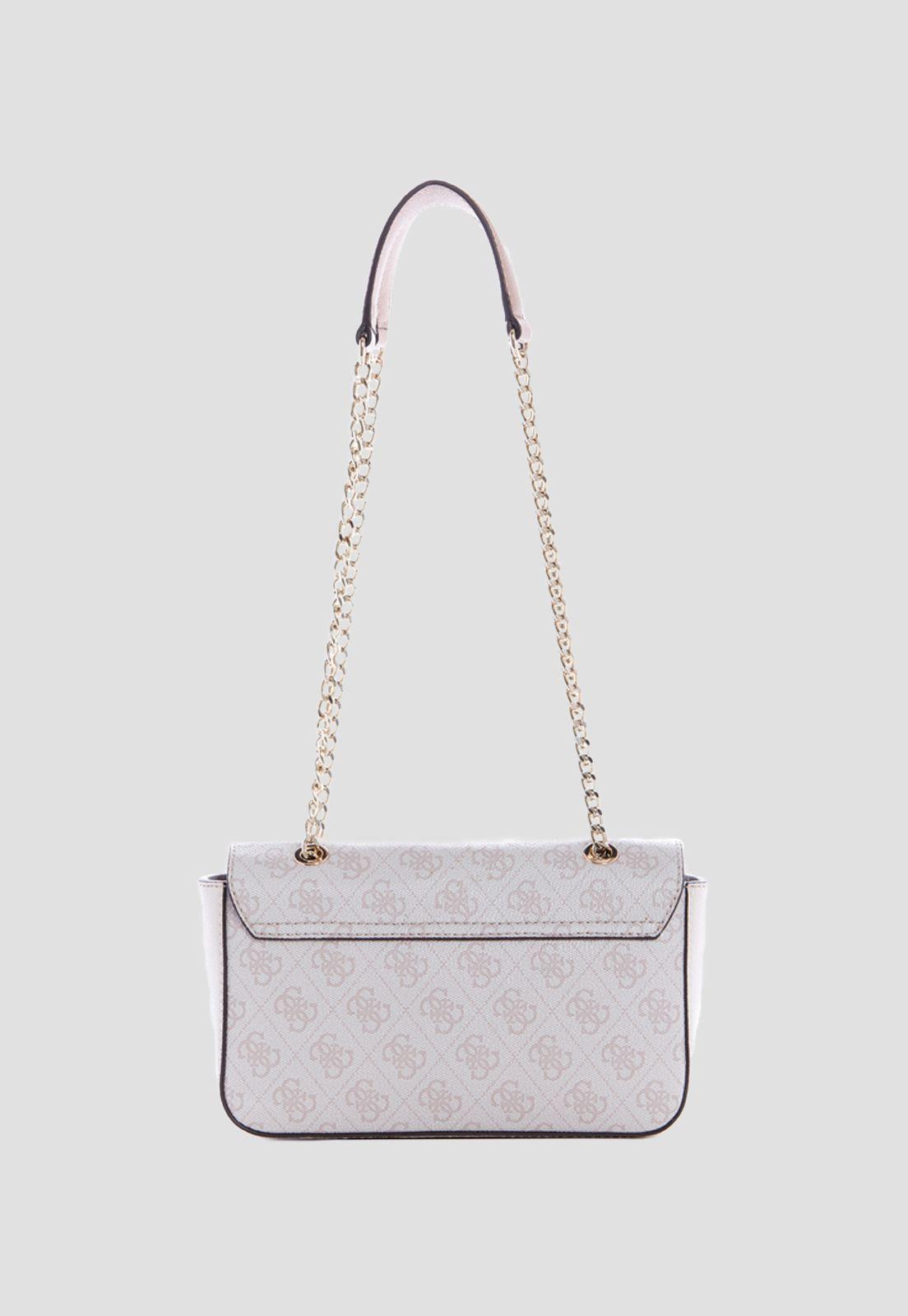 Cartera Zadie Logo Cnvrtble Xbody Flap Crema Guess-1