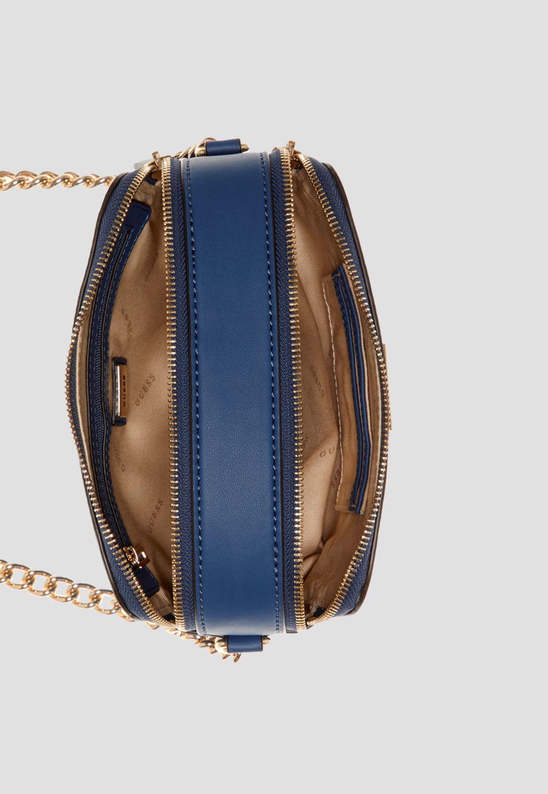 Cartera Hassie Crossbody Camera Nml Azul Guess-3