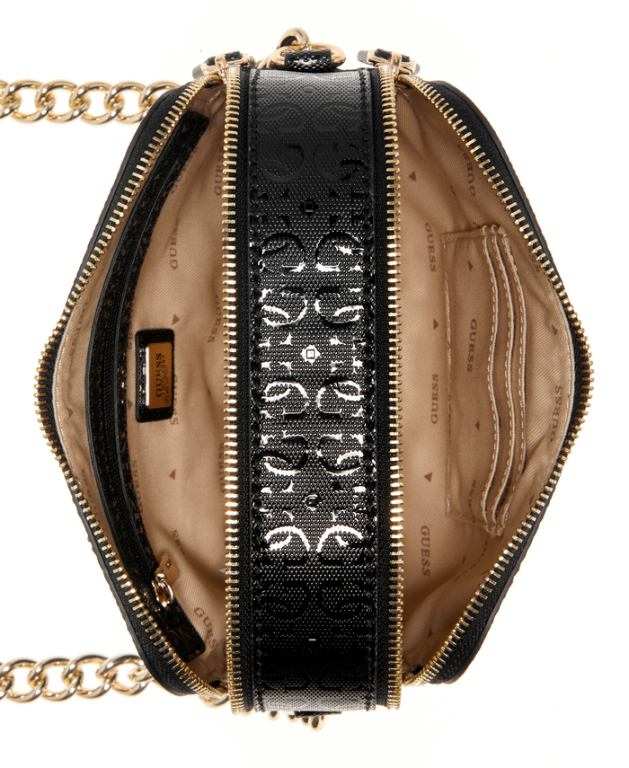 Cartera Guess Noelle Crossbody Camera Bla Negro-3