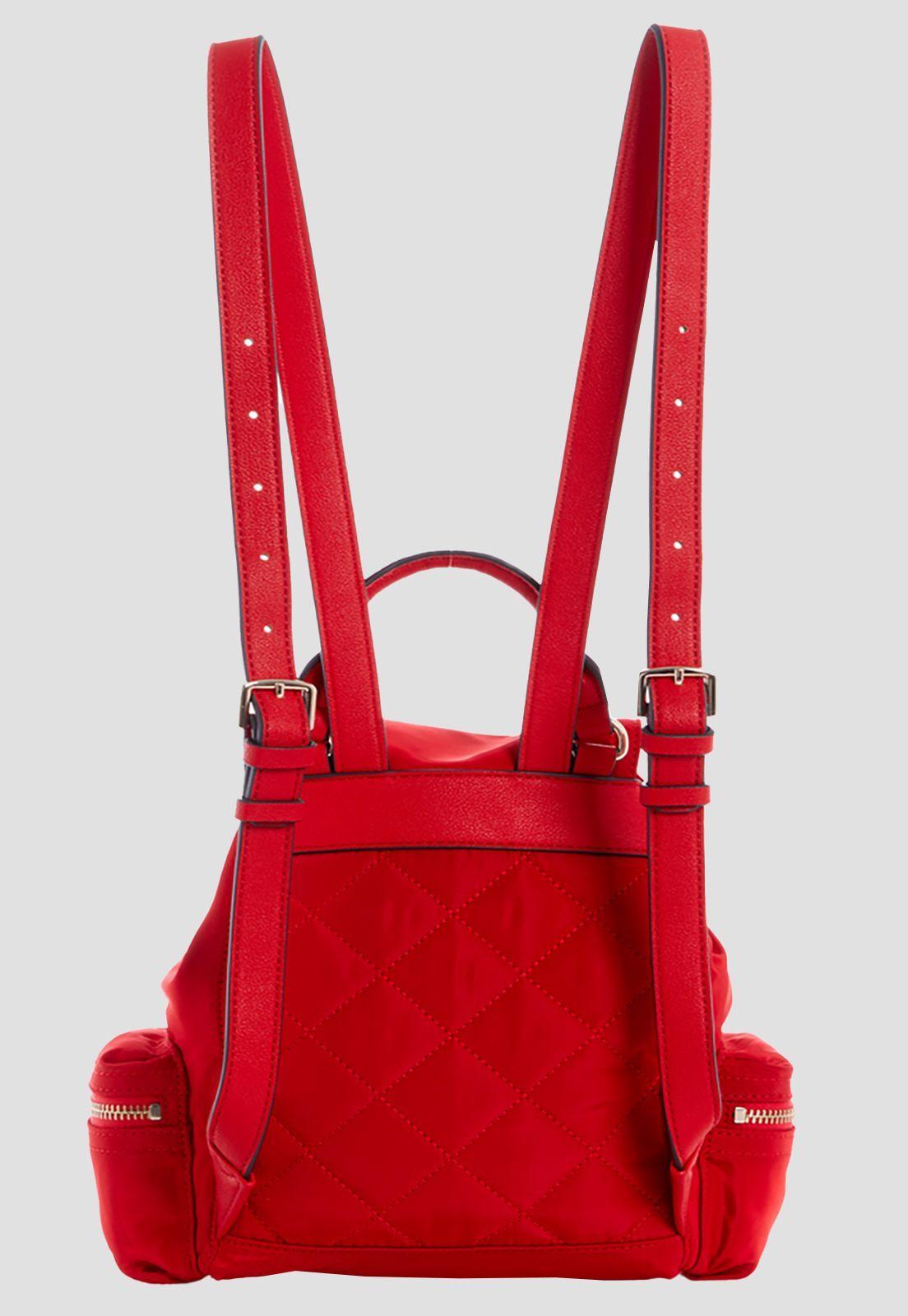 Mochila Eco Gemma Small Backpack Pir Rojo Guess-2