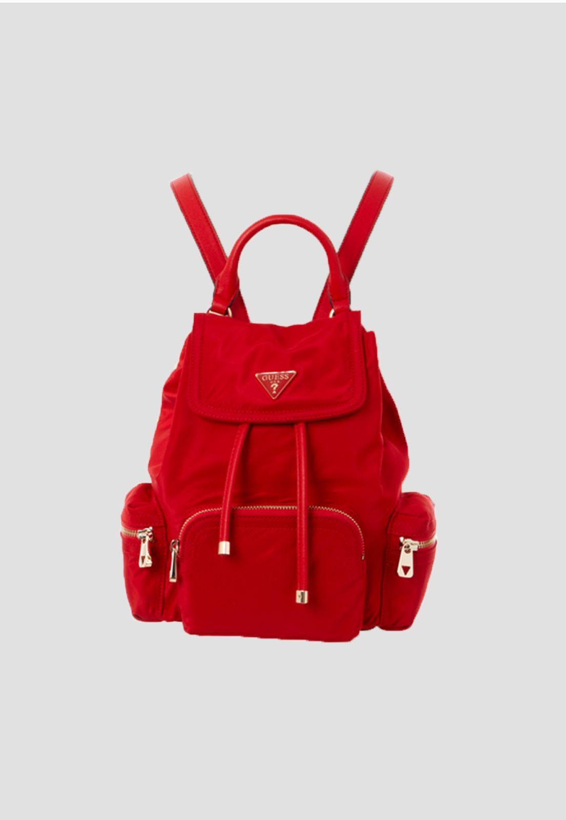 Mochila Eco Gemma Small Backpack Pir Rojo Guess-4