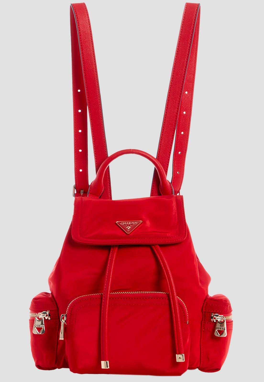 Mochila Eco Gemma Small Backpack Pir Rojo Guess-0