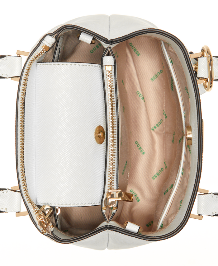 Cartera Guess Eco Ivy Girlfriend Satchel Whi Blanco-3