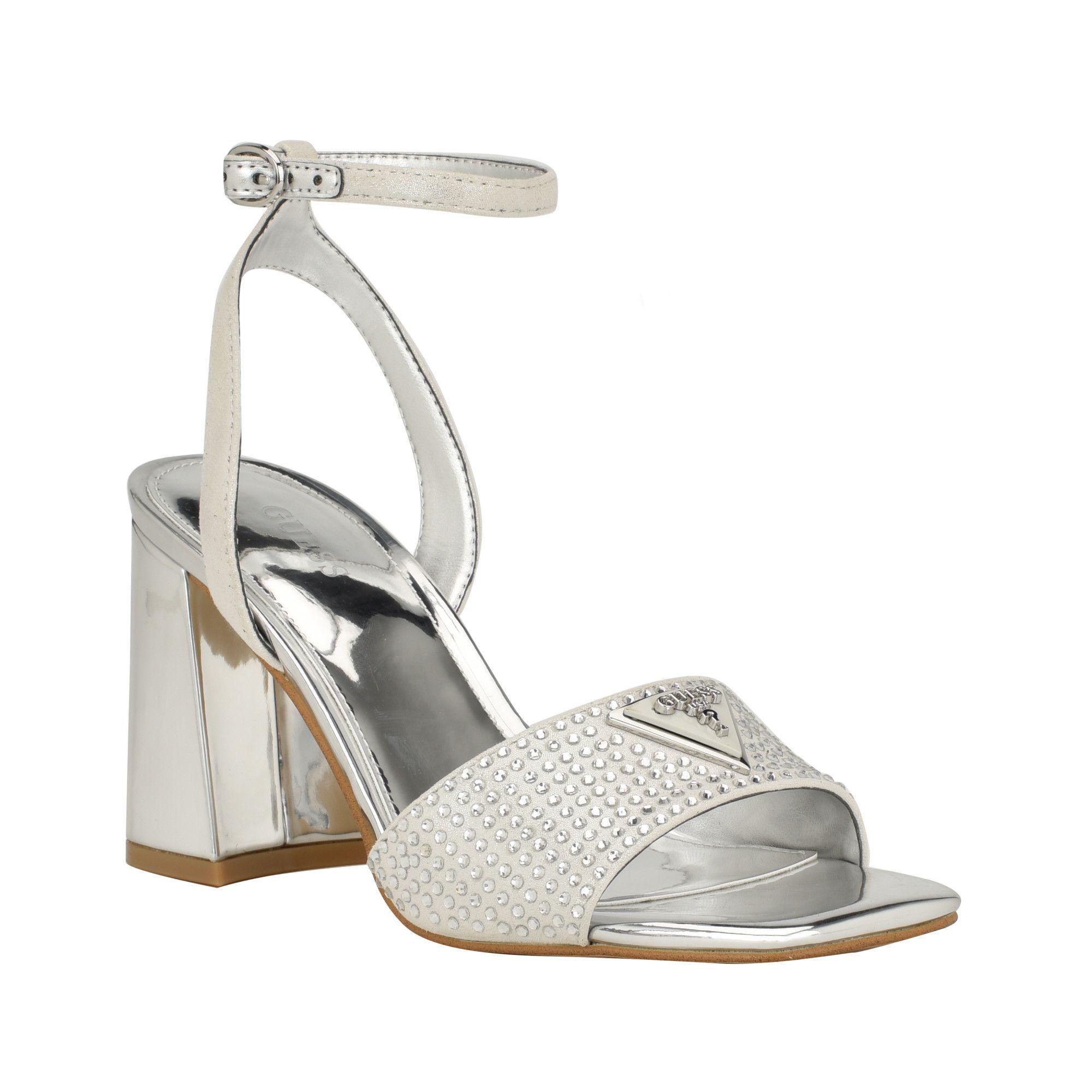 Sandalias Guess Footwear Gwgelya Sil01 Plateado-0