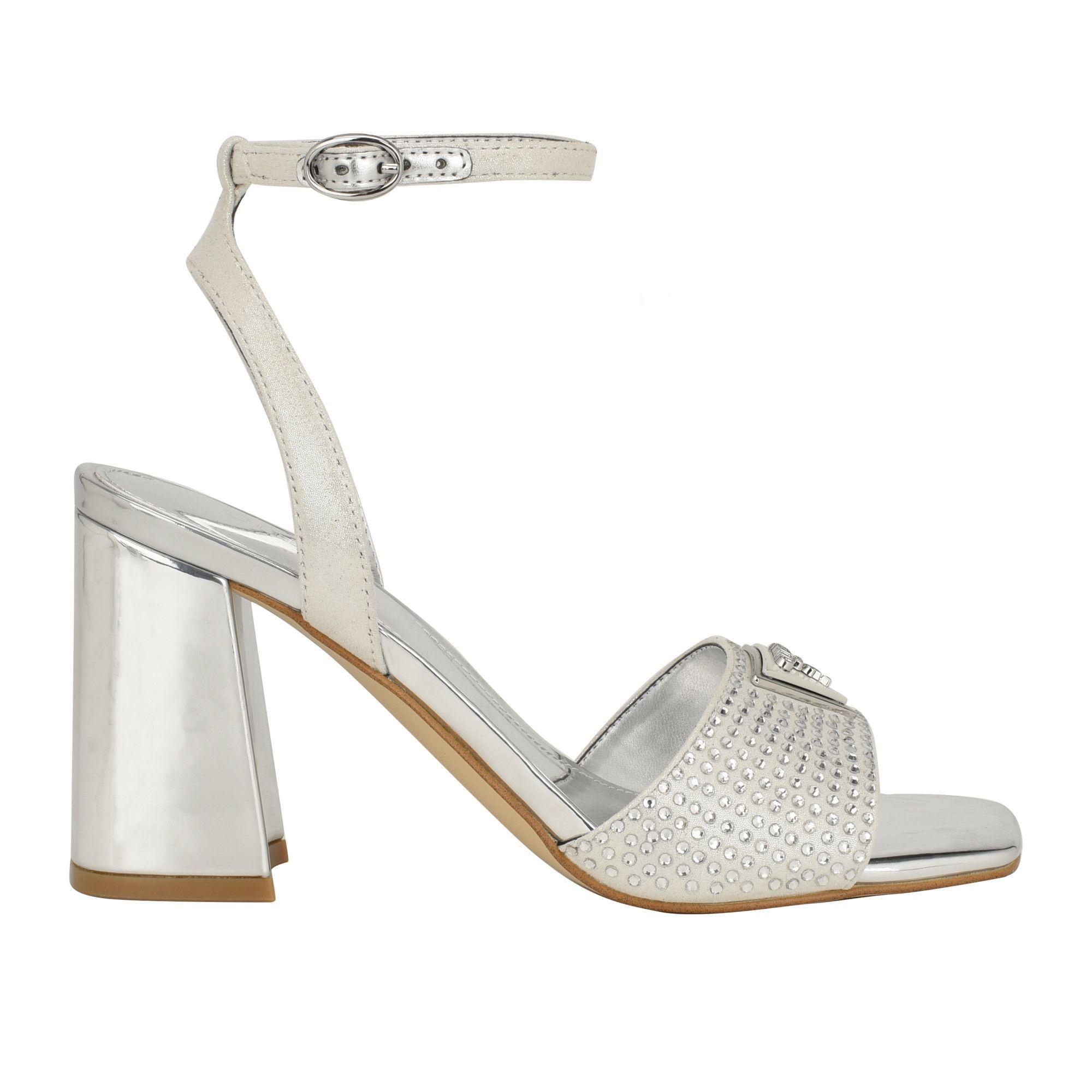 Sandalias Guess Footwear Gwgelya Sil01 Plateado-1