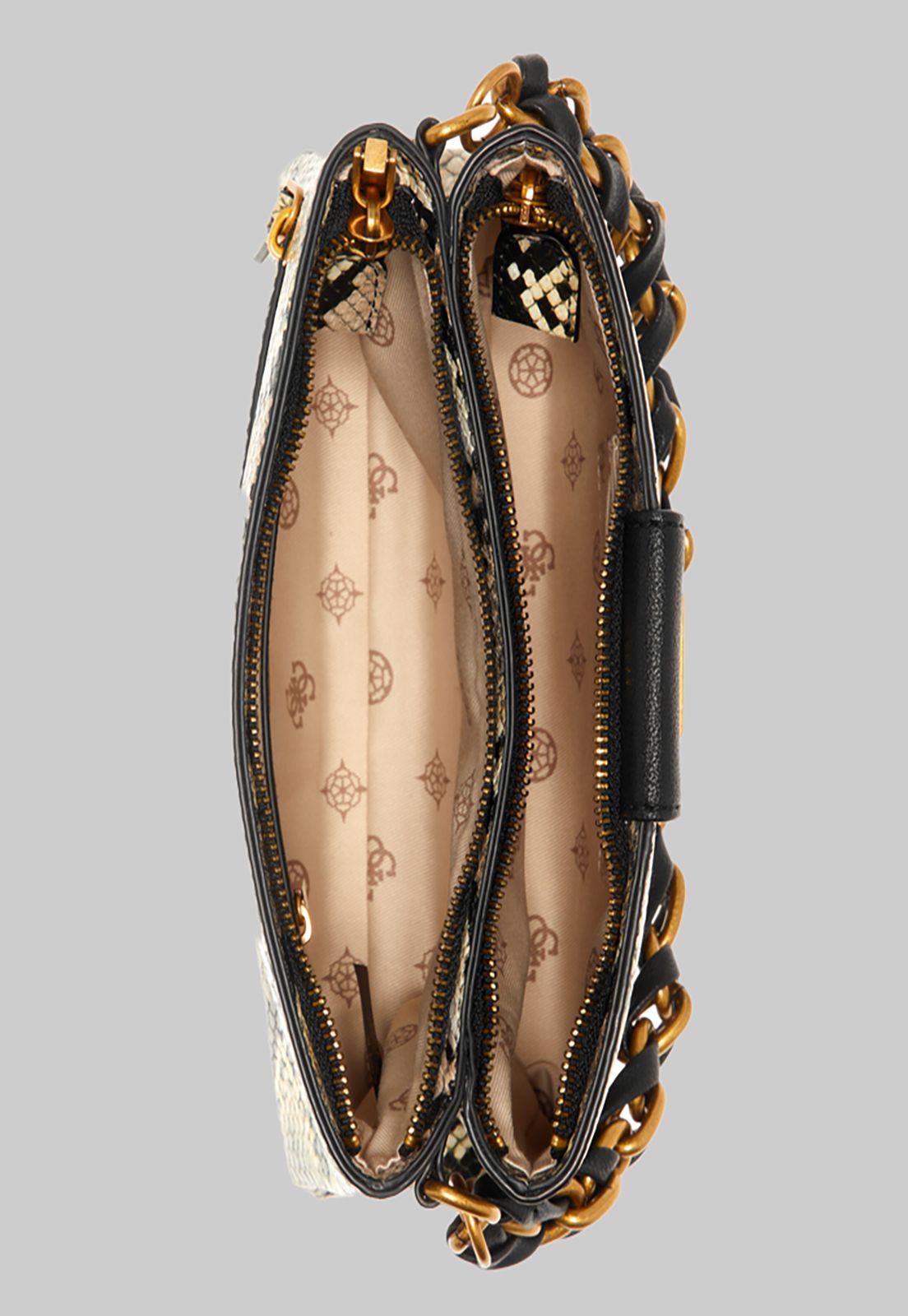 Mini Cartera Guess Alva Double Zip Crossbody Npy Multicolor-3