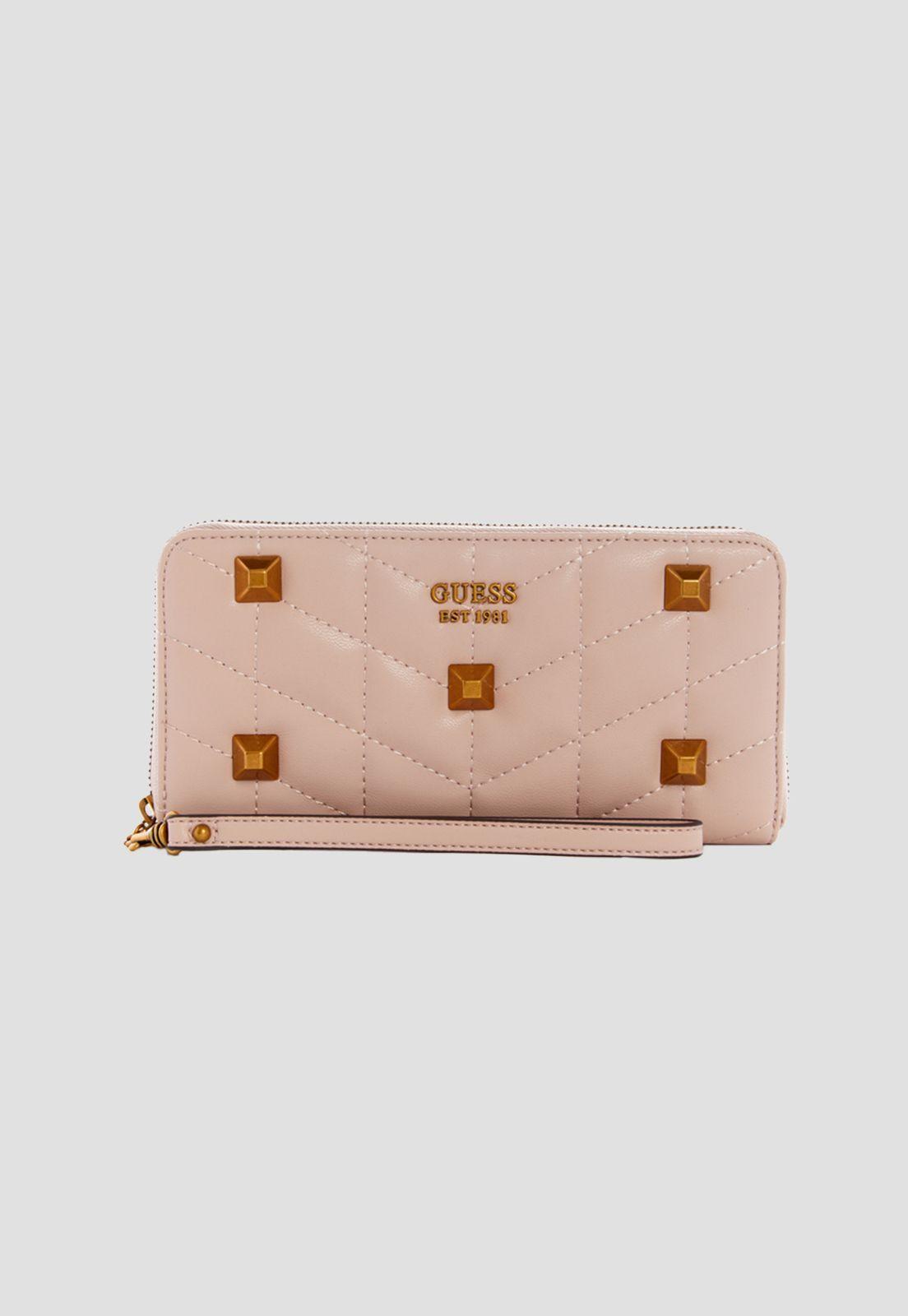 Billetera Brera Slg Large Around Alm Rosado Guess-0