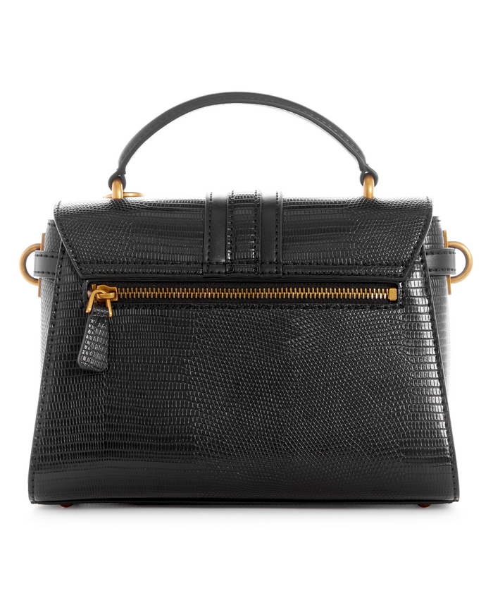Cartera Guess Ginevra Top Handle Flap Bla Negro-2